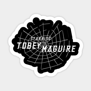 Starring Tobey Maguire Sticker